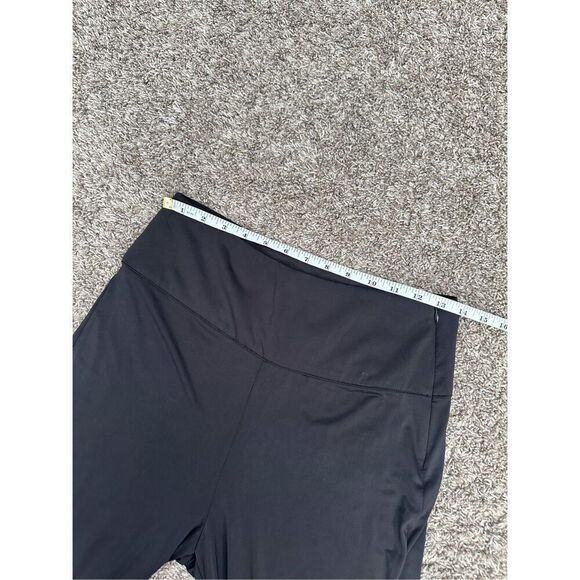 NWT Lovers + Friends Black Wide Leg Flowy Palazzo Pants High Rise Soft Silky M - Picture 8 of 11